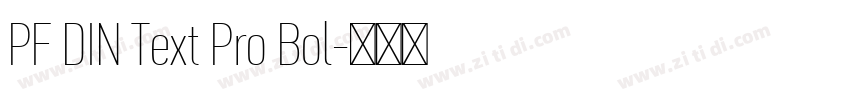 PF DIN Text Pro Bol字体转换
